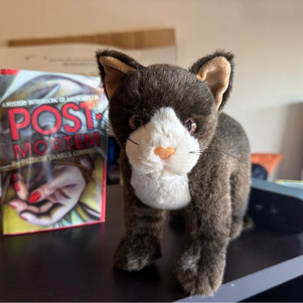 Plush Cat Toy - Brown and Cream collectible